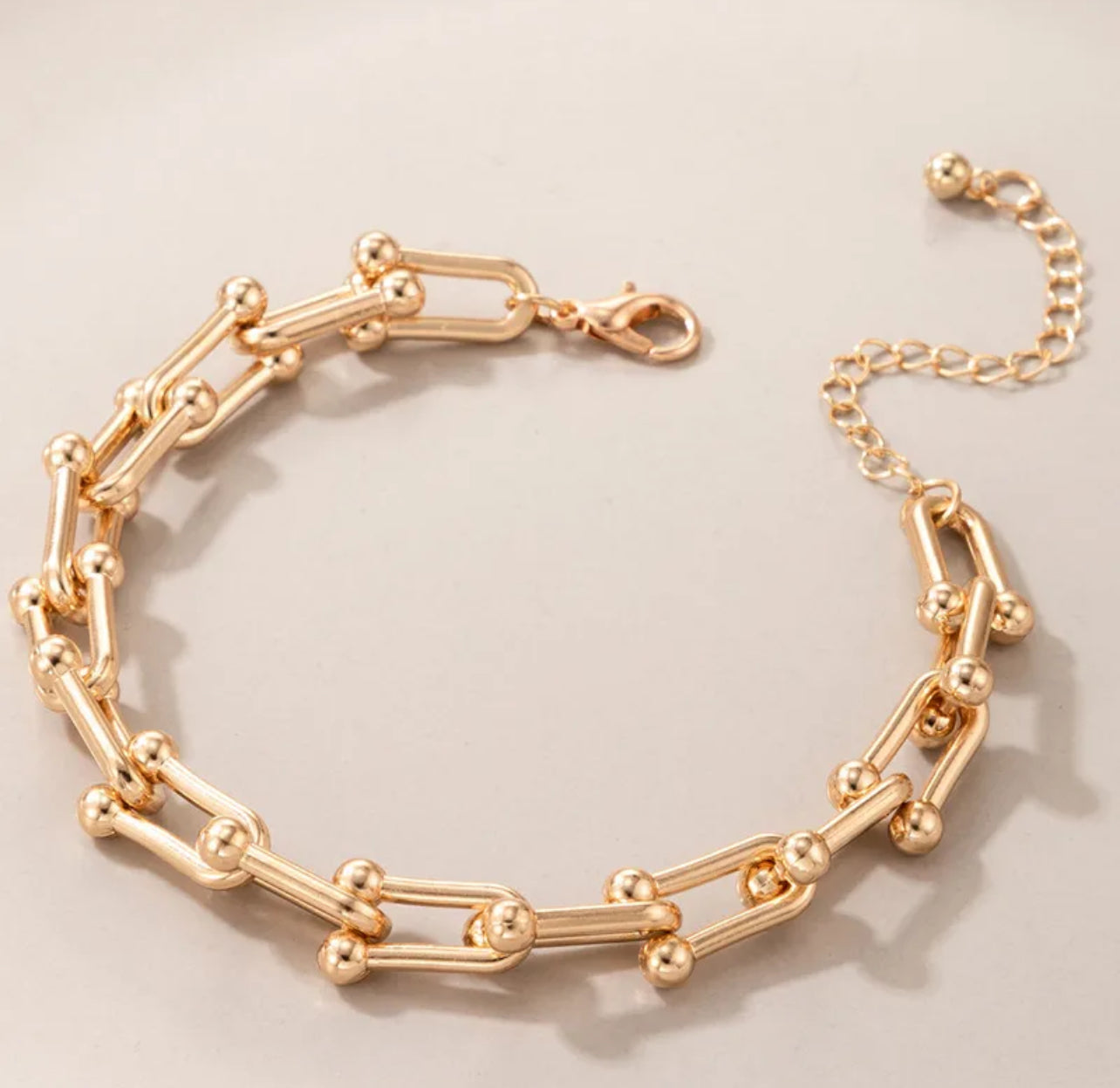 Fashion Gold Link Chain Bracelet