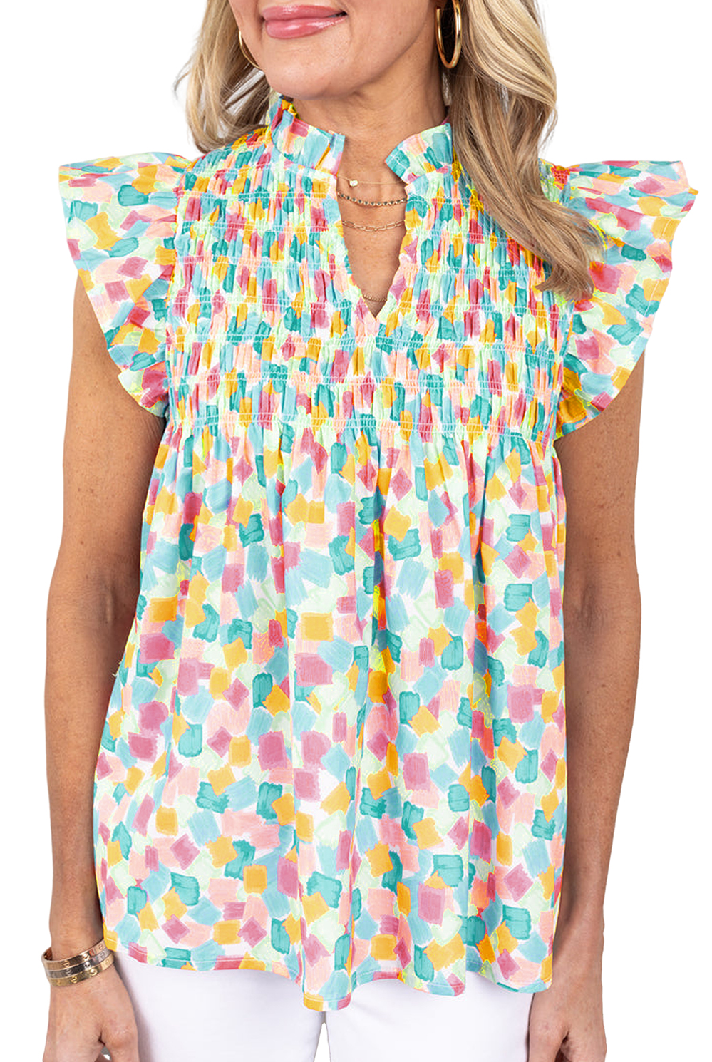 Cap Sleeve Baby Doll Top