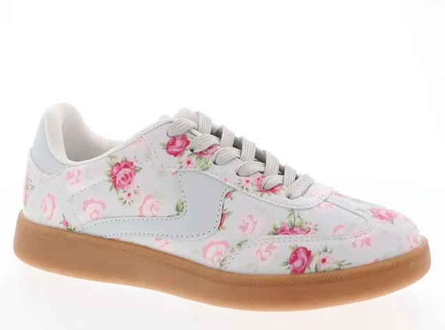 Remus Floral Lace Up Mint Sneakers