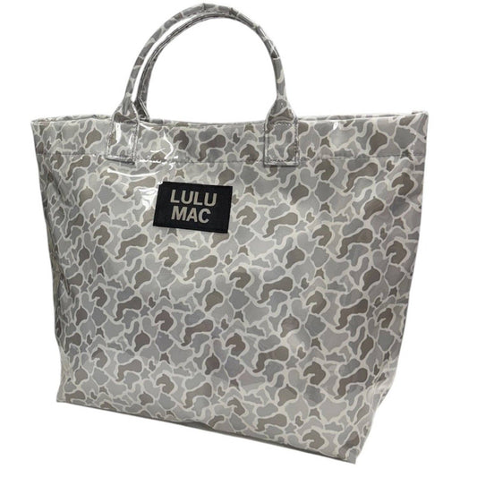 White Washed Camouflage Lulu Mac Plastic Coated Tote Bag