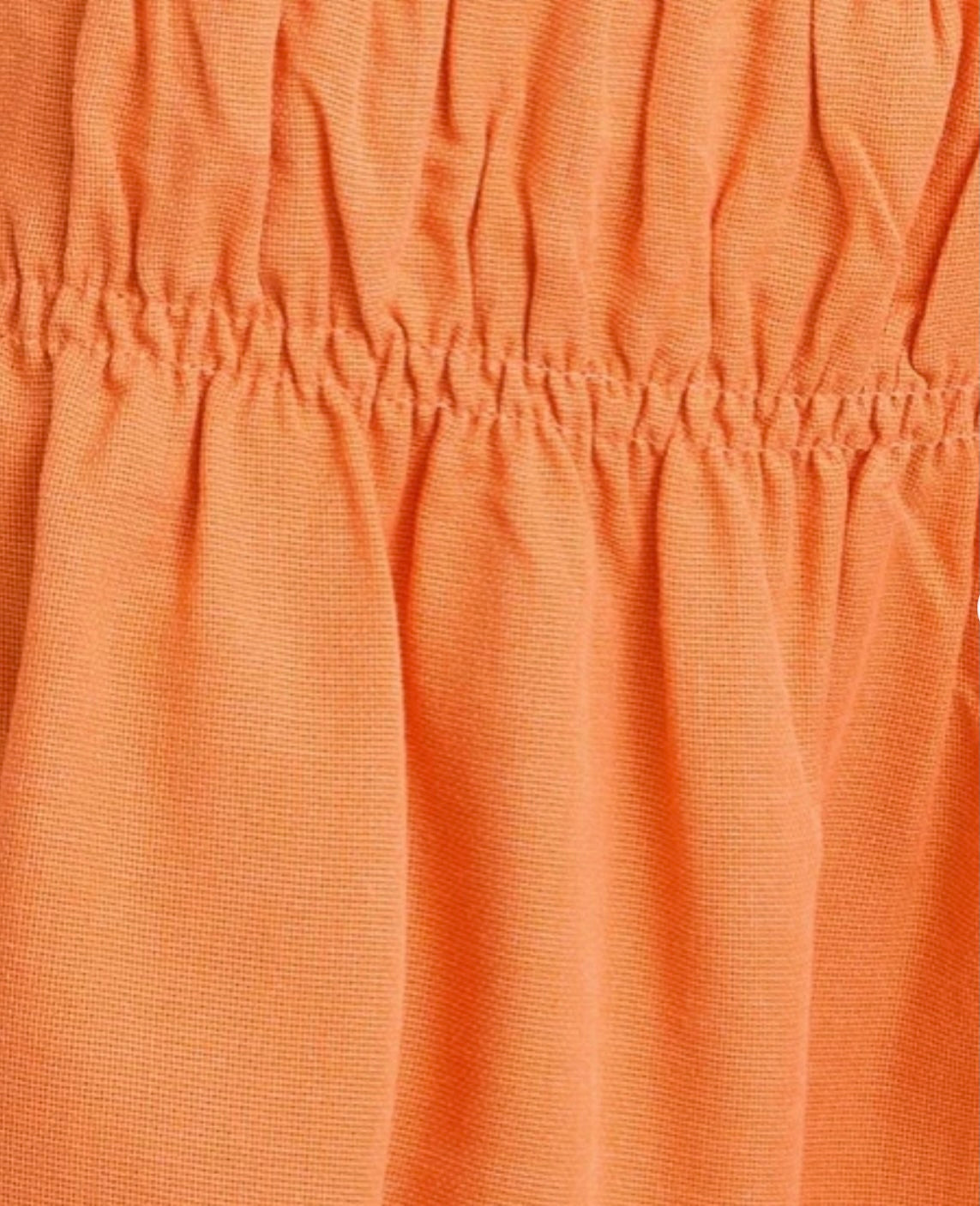 Orange Sleeveless Mini Dress